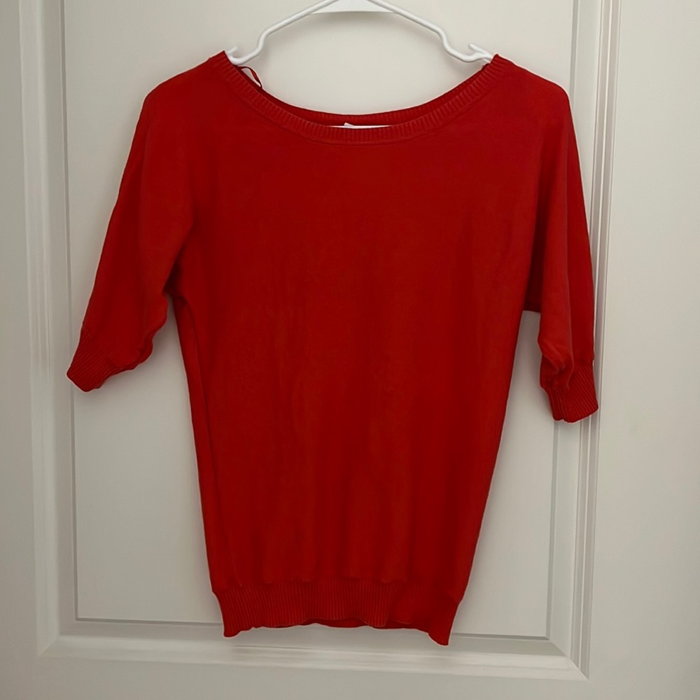 Knit Red Top